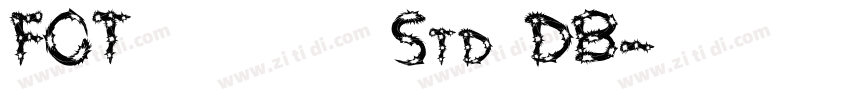 FOT ロックンロール Std DB字体转换
